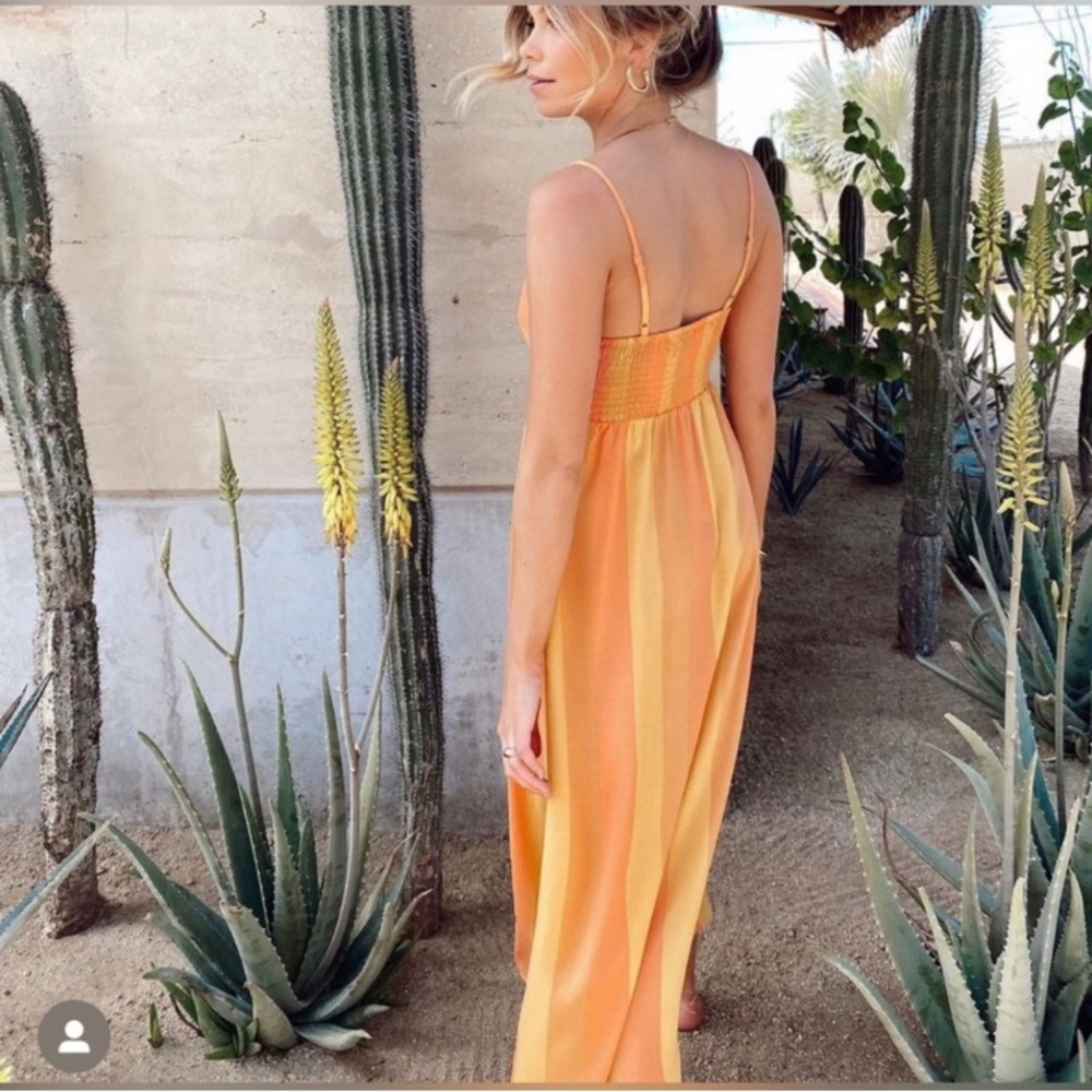 Show Me Your MuMu Orange and Yellow Maxi Dress - Picture 2 of 7